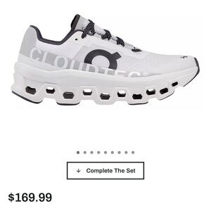 On Women’s Cloudmonster Athletic Shoes - White